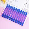 24 Packs Duck Bill Clips, Bantoye 3.35 Inches Rustproof Metal Alligator Curl Clips with Holes for Hair Styling, Hair Coloring, Gradient Deep Blue view 4