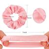 16 Pacs Pink Satin Scrunchies Bridesmaid Proposal Gifts Hair Ties Scrunchies for Women Girls Bachelorette Party Favors(Pink) view 4