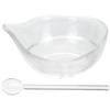 Zerodeko Facial Mixing Bowl Set Facials Spa Bowls with Spoon Diy Face Tool Kits Transparent Masks Bowl Applicator for Clay Masks Makeup Mixing Tool view 1