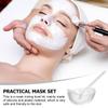 Zerodeko Facial Mixing Bowl Set Facials Spa Bowls with Spoon Diy Face Tool Kits Transparent Masks Bowl Applicator for Clay Masks Makeup Mixing Tool view 4