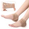 Moisturizing Gel Heel Socks, 2 Pairs Toeless Spa Socks for Cracked Heel Treatment, Dry Feet Treatment for Women Men, Day Night Foot Care Sleeves (Skin) view 4