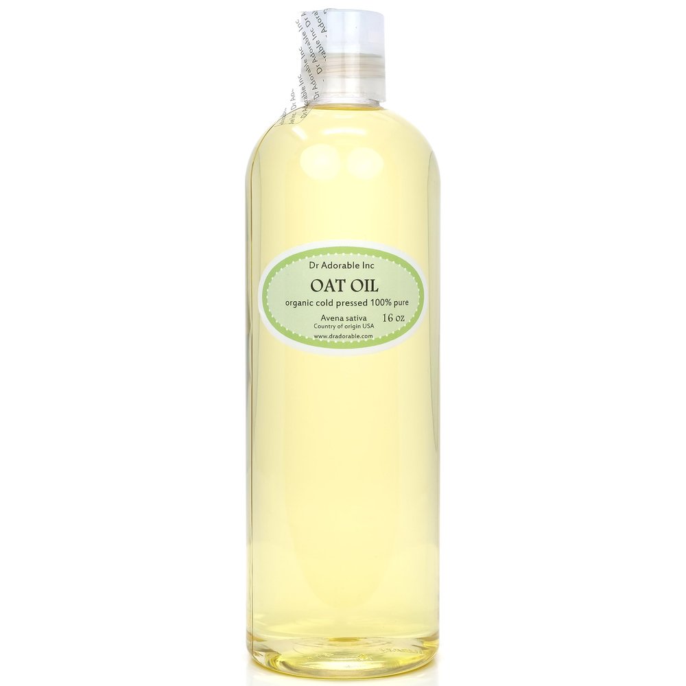 Dr Adorable - 16 oz - Oat Oil - 100% Pure Natural Premium Organic Cold Pressed