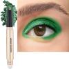 TWLBXMG Bright Green Eyeshadow Stick Cream Smooth Shimmer Eyeshadow Pencil Eyeliner Hypoallergenic Dark Light Matte Crayon Palette Waterproof Long Lasting Eye Shadow Highlighter Stick view 1