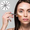 SOLUSTRE 10pcs Double Ended Eyeshadow Brushes Versatile Cosmetic for Eye Makeup Compact Go for Blending Lipstick and Eyebrow Products view 3