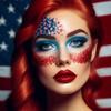 Mysense Red Body Glitter Gel, Singer Concerts Face Hair Glitter Makeup, Music Festival Rave Accessories, Chunky Glitter Mermaid Sequins, Sparkling Face Paint for Women, 30g view 3