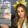 Mysense Gold Body Glitter Gel,Face Hair Glitter Makeup,Music Festival Rave Accessories,Chunky Mermaid Glitter Sequins,Sparkling Face Paint for Women Girls,30g view 2