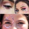 Mysense Pink Body Glitter Gel, Singer Concert Outfits Face Hair Glitter Makeup, Music Festival Rave Accessories, Chunky Glitter Mermaid Sequins, Sparkling Face Paint for Women Girls, 30g view 2