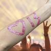 Mysense Pink Body Glitter Gel, Singer Concert Outfits Face Hair Glitter Makeup, Music Festival Rave Accessories, Chunky Glitter Mermaid Sequins, Sparkling Face Paint for Women Girls, 30g view 4