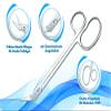 SMI 18 cm Long Handle Toenail Scissors for Seniors - Podiatrist Clippers for Disabled, Thick & Ingrown Nails - Stainless Steel Cutters view 3