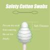 400pcs Safety Paper Cotton Swabs with Large Tips for Infants,Toddlers, Babies, Kids and Children view 3