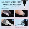 INFELING Solid Gel Nail Gl ue - Nail G lue Gel for Nail Tip Press on Nails, Long Glue Lasting 28+ Days (Curing Needed), Super Strong Nail Glue for Nail Extension view 2