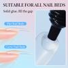 INFELING Solid Gel Nail Gl ue - Nail G lue Gel for Nail Tip Press on Nails, Long Glue Lasting 28+ Days (Curing Needed), Super Strong Nail Glue for Nail Extension view 3