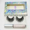 BITARIOS 3D MINK LASHES WITH GLUE EYELINER (Blink) view 2