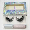 BITARIOS 3D MINK LASHES WITH GLUE EYELINER (Lana) view 2
