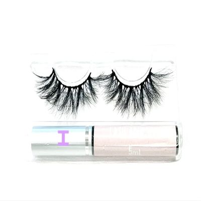 BITARIOS 3D MINK LASHES WITH GLUE EYELINER (Idol)