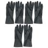 OSALADI Hair Beauty Tools 3 Pairs of Hair Dyeing Gloves Anti-slip and Waterproof Design Dyeing Gloves for Women Men Size l view 1