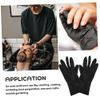 OSALADI Hair Beauty Tools 3 Pairs of Hair Dyeing Gloves Anti-slip and Waterproof Design Dyeing Gloves for Women Men Size l view 3
