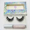 BITARIOS 3D MINK LASHES WITH GLUE EYELINER (Gorgeous) view 2