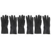 OSALADI 3pairs - Hair Dye Gloves for Hairdressing Hair Coloring and and Washable Hand Protectors for Men and Women Black view 1