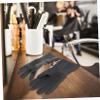 OSALADI 3pairs - Hair Dye Gloves for Hairdressing Hair Coloring and and Washable Hand Protectors for Men and Women Black view 4