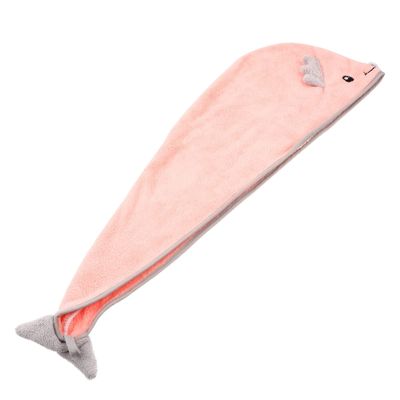 COHEALI Absorbent Hair Drying Towel Cap for Women Cartoon Design Fleece Hair Wrap Reduces Frizz and Breakage for Quick Drying