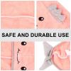 COHEALI Absorbent Hair Drying Towel Cap for Women Cartoon Design Fleece Hair Wrap Reduces Frizz and Breakage for Quick Drying view 4