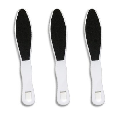 3 Pieces Foot File Callus Remover Double Sided Foot Rasp Foot Scraper Foot Scrubber Foot Sander Dead Skin Remover Callus Remover Foot Callus Remover, White