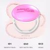 ABOUT TONE Glow Powder Pact 0.28oz - Shining Tone-Up Pressed Powder Compact with Mirror and Puff Natural Peach Pearl Shimmery Blur Finish Face Makeup Setting Finishing Transparent Sebum Control Vegan view 3