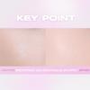ABOUT TONE Glow Powder Pact 0.28oz - Shining Tone-Up Pressed Powder Compact with Mirror and Puff Natural Peach Pearl Shimmery Blur Finish Face Makeup Setting Finishing Transparent Sebum Control Vegan view 4