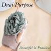 2 Pack Shower Loofah Bath Sponge Gloves Shower Puff, Soft Exfoliating Shower Loofahs for Silky Skin, Beauty Bathing Accessories view 3