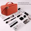 Large Capacity Cosmetic Bag, Travel Cosmetic Storage Bag with Handle, Portable Zipper Cosmetic Bag Toiletry Bag Makeup Bag Large with Compartments for Women Girls view 3