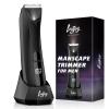 INVJOY Manscape Body & Pubic Hair Trimmer for Men w/Light - No Nick, No Cut, Balls Trimmer - No Razor Burn Groin, Body Groomer Shaver, IPX7 Waterproof Electric Razor w/Recharge Dock, Gift for Men Dad view 1