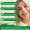 NOVEHA 60PCs Tea Tree & Coconut Oil Eyelid & Lash Wipes - For Demodex, Blepharitis & Itchy Eyes, Individually Wrapped Eyelash Wipes With Aloe Vera, Natural Makeup Remover & Daily Eye Cleanser view 4