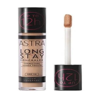 Astra Long Stay Concealer Long Lasting Color Concealer n 4.5W  Peach, 1 piece of 0.1 Fl Oz made in Italy [italian import]