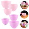 FOMIYES Silicone Bowl Set 6pcs Facial Mask Mixing Bowl Diy Mask Tool Non-slip Portable for Beauty view 2
