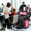 BYOOTIQUE Masslux Pink Rolling Makeup Case with Mirror Light Pro Large Cosmetic Trolley Lockable with Mirror Light Pro Large Cosmetic view 2