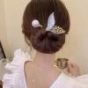 3PCS Ins Style Elegant Lazy Hair Curler, Crystal Hair Bun Maker, French Twist Hairstyle Bun Hairs Accessories, Bun Clips for Hairs, Quick Twist Hairs Tool view 2
