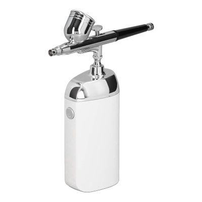 Oxygen Portable Airbrush, Mist Sprayer Mister Device Mini Airbrush Kit Mister for Cake Decoration(White)