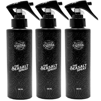 Charlemagne Sea Salt Spray for Men - Firm Hold, 6.76 fl oz, Pack of 3
