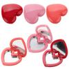 LALAFINA 8pcs Empty Heart Makeup Palette with Mirror, Diy Eyeshadow Powder Blush Lipstick Palette for Travel Skincare Storage view 1