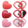LALAFINA 16Pcs Heart Shape Makeup Palette with Mirror, Refillable Makeup Containers for Lip Balm Eye Shadow Face Cream view 1