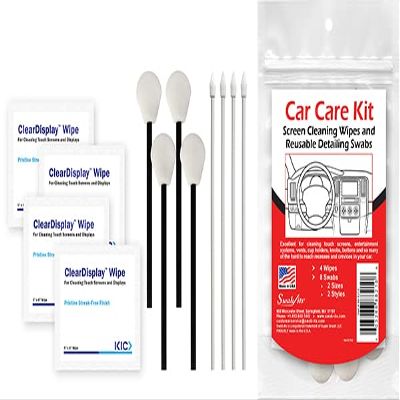 SWAB-ITS 12-Piece Car Care Kit with Screen Wipes & Reusable Detailing Swabs: 87-8210