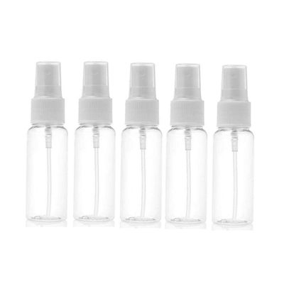 ZXMJYHK Portable refillable Glass Clear Empty Spray Bottle Plastic Clear Spray Bottles, 50Ml Refillable Fine Mist Sprayer Bottles Makeup Cosmetic Atomizers Empty Small Spray Bottle 1.7 Oz