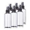 ZXMJYHK Portable refillable Glass Clear Empty Spray Bottle Transparent Empty Spray Bottles 4 Oz Plastic Mini Refillable Container Empty Cosmetic Containers 6Pcs view 1