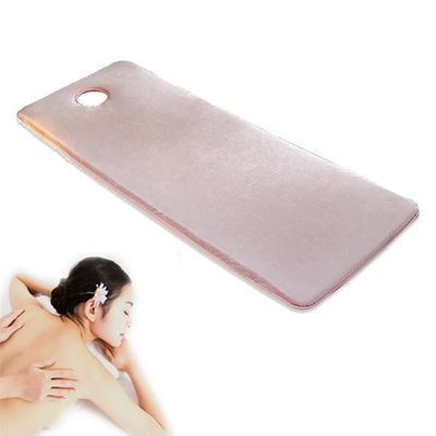 Cotton Beauty Massage Bed Cover Massage Mattress Pad with Face Breathing Hole Sponge Futon Mattress Mat for SPA Tattoo Massage Table Non-Slip Lash Bed Cushion Only,Pink 3cm,70x185cm