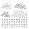 inSowni 128 Pack Silver Pearl Flower Rhinestone Crystal Bridal Wedding Hair U-shaped Hair Pins+Spiral Twist Hair Clips Barrettes Prom Headpieces Formal Hair Pieces Accessories for Brides Bridesmaids Women Girls view 1