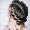 inSowni 128 Pack Silver Pearl Flower Rhinestone Crystal Bridal Wedding Hair U-shaped Hair Pins+Spiral Twist Hair Clips Barrettes Prom Headpieces Formal Hair Pieces Accessories for Brides Bridesmaids Women Girls view 3