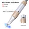 Luqeeg Electric Nail Drill Handle, 35000RPM Professional Nail Drill Pen Handle, Aluminum, Luqeegm9k4os5q1c view 4