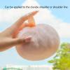 Large Powder Puff with Ribbon Handle, Body Cosmetic Makeup Powder Puff, Soft Puff Ball Tool for Face Body Highlighting, Women, view 2