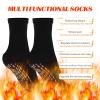 Healeved 4 Pair Tourmaline Self-Heating Shaping Socks Tourmaline Health Sock Anti-Freezing for Women Men view 2